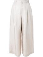Loveless Wide-legged Cropped Trousers