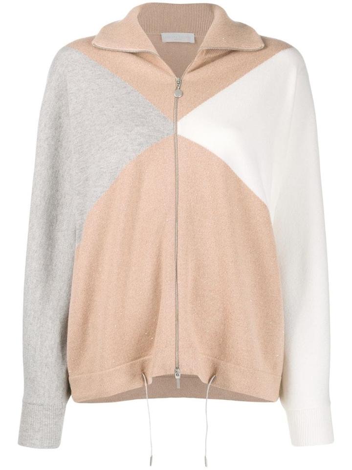 Fabiana Filippi Colour Block Cardigan - Pink