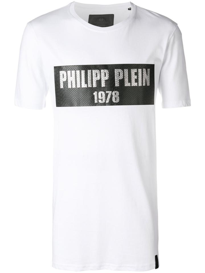 Philipp Plein Front Logo T-shirt - White