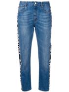 Stella Mccartney Logo Tape Jeans - Blue