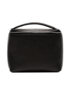 Rick Owens Black Leather Beauty Bag