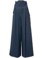 Rosie Assoulin Super Flared Trousers - Blue