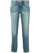 Amo - Cropped Skinny Jeans - Women - Cotton/spandex/elastane/acetate - 26, Blue, Cotton/spandex/elastane/acetate