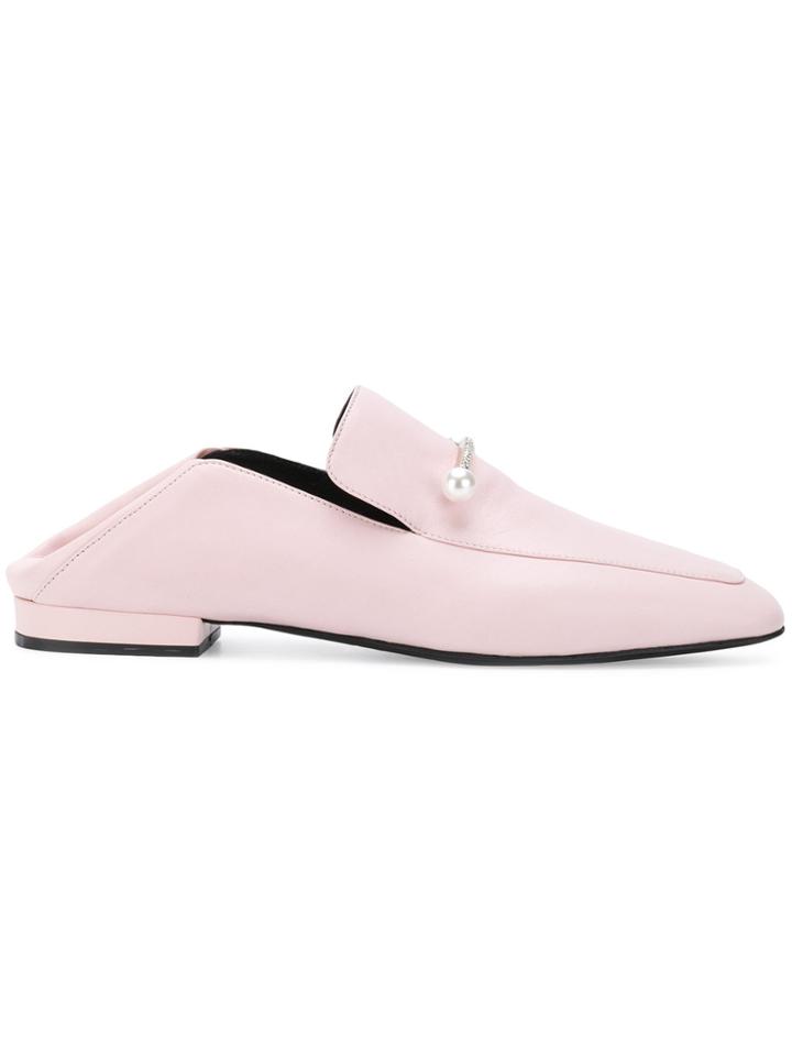 Coliac Mule Loafers - Pink & Purple
