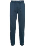The Goodpeople Pinstripe Track Pants - Blue