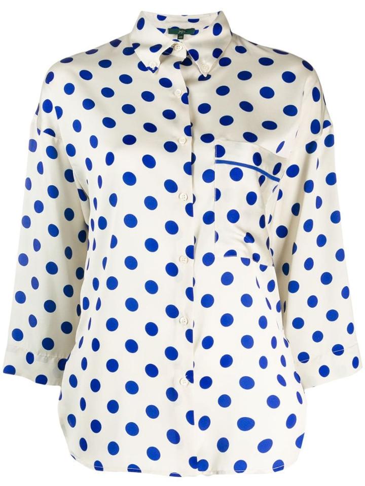 Jejia Polka Dot Blouse - Neutrals