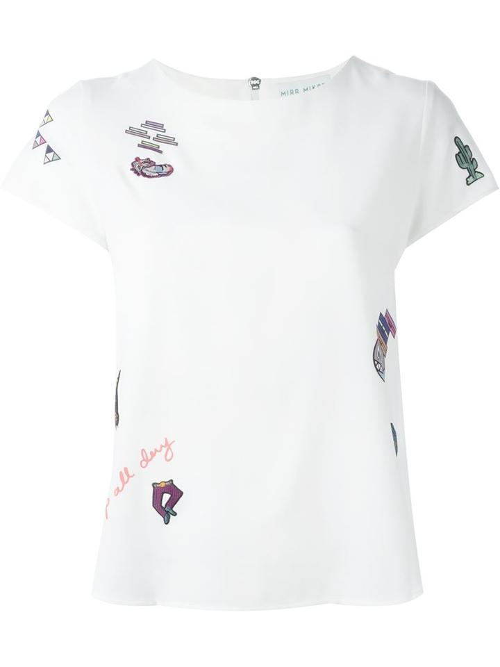 Mira Mikati Patch Top