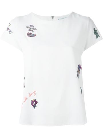 Mira Mikati Patch Top
