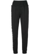 Vera Wang Embroidered Track Pants - Black