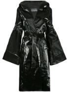 Micol Ragni Long Bell Sleeve Jacket - Black