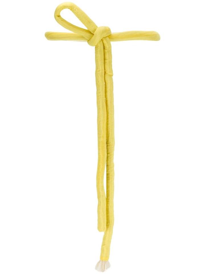 Maison Flaneur Knotted Belt - Yellow