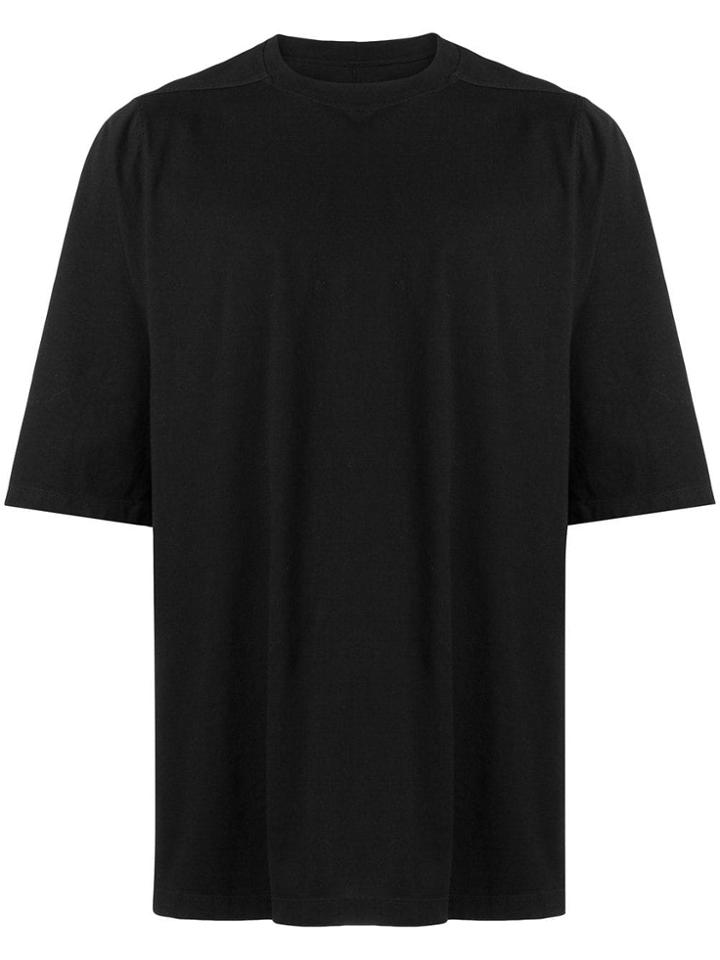 Rick Owens Oversized Plain T-shirt - Black