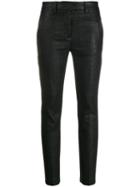 Dondup Straight Leg Cropped Trousers - Black