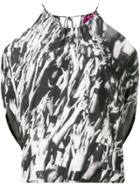 Patrizia Pepe Printed Halterneck Top - Grey
