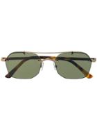 Jimmy Choo Eyewear Kits Geometric Frame Sunglasses - Brown