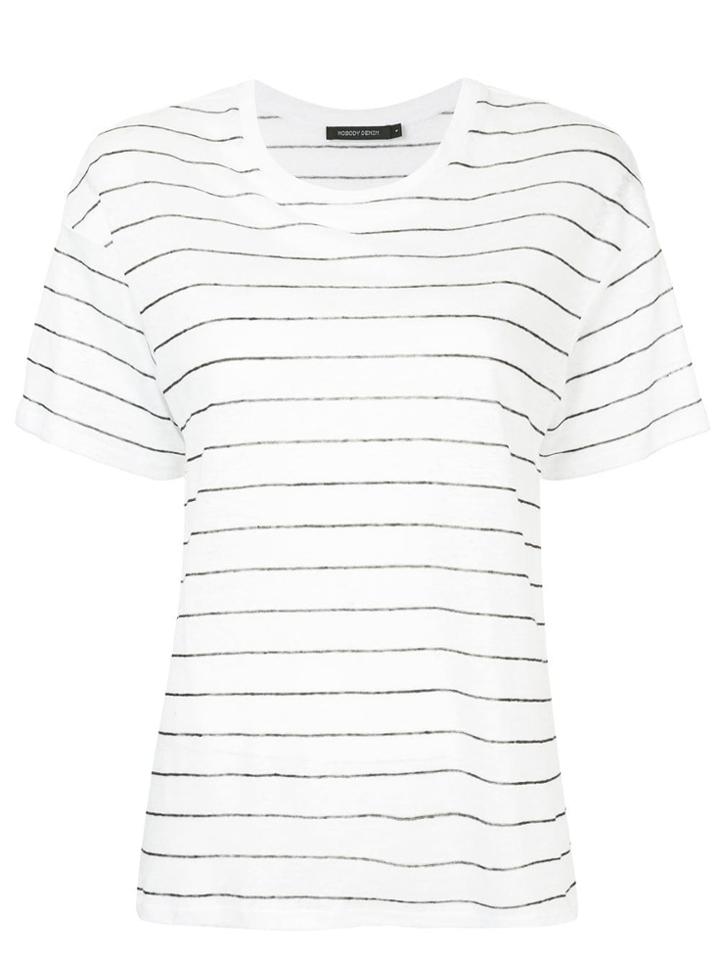 Nobody Denim Striped T-shirt - White