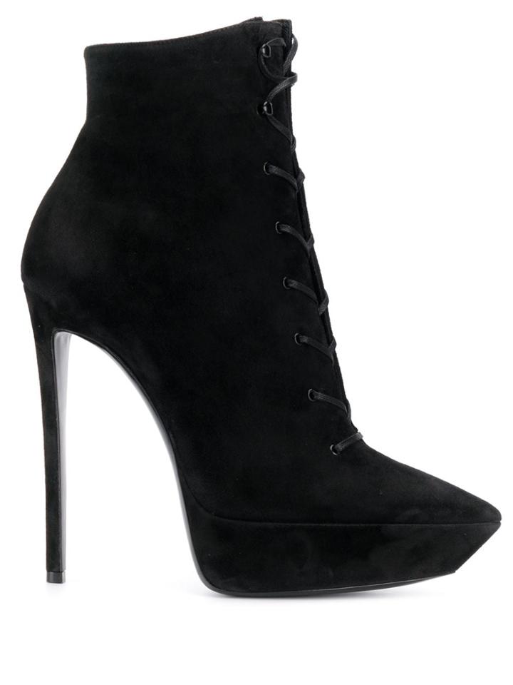 Saint Laurent Betty 150 Ankle Boots - Black