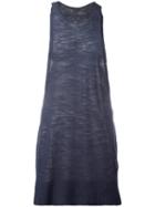 Onebyme - Racer Back Tank Top - Men - Linen/flax/viscose - 4, Blue, Linen/flax/viscose