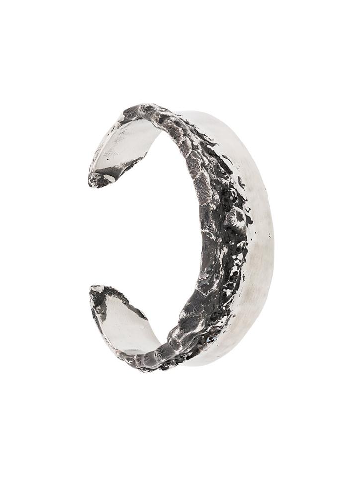 Lost & Found Ria Dunn Textured Bangle - Metallic
