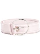 Ermanno Scervino Silver-tone Hardware Belt, Women's, Size: 80, Pink/purple, Polyamide