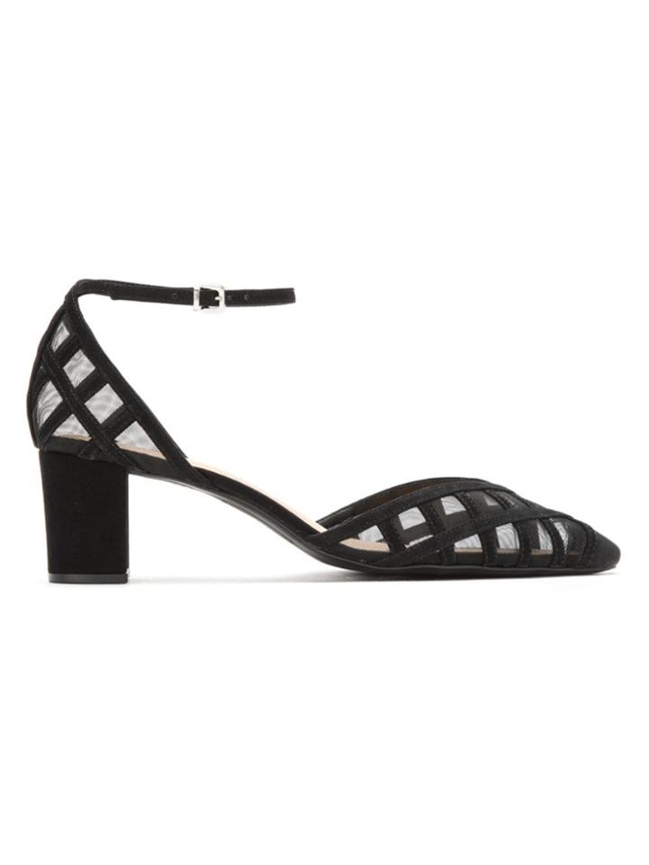 Serpui Leather Panelled Pumps - Black