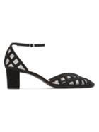 Serpui Leather Panelled Pumps - Black