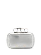 Alexander Mcqueen Rings Clutch Bag - Metallic