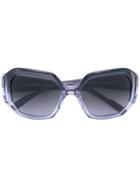 Courrèges Square Sunglasses - Blue