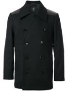 Kent & Curwen Double Breasted Jacket, Men's, Size: Xxl, Black, Polyamide/virgin Wool