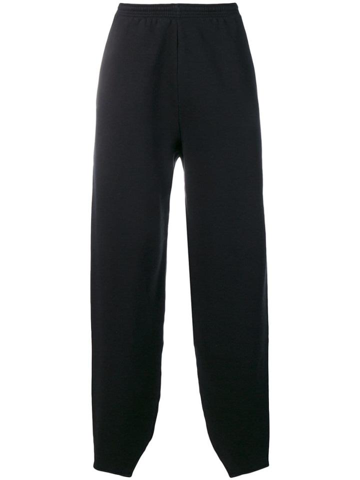 Balenciaga B Embroidered Track Pants - Black