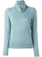 Les Copains Classic Roll Neck Jumper, Women's, Size: 52, Green, Virgin Wool