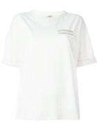 Brunello Cucinelli Embellished Trim T-shirt
