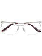 Cartier Panthère Square Frame Glasses - Silver