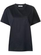 Max Mara Monogram Pocket T-shirt - Blue