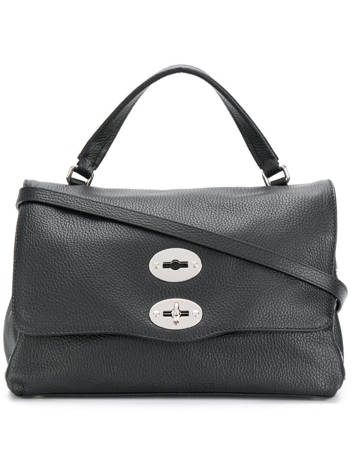 Zanellato Flip Lock Tote - Black