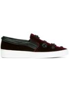 Michael Michael Kors Polka Dot Velvet Sneakers