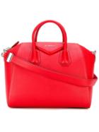 Givenchy Medium Antigona Tote Bag, Women's, Red, Goat Skin