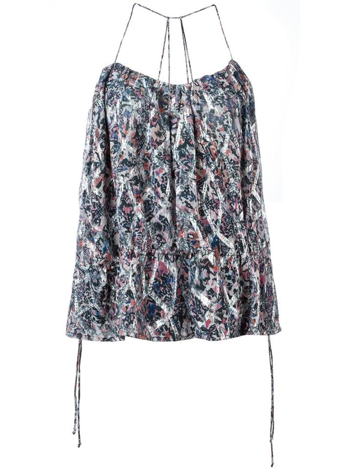 Iro Printed Halterneck Top