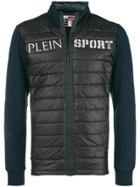 Plein Sport Zipped Up Down Jacket - Blue