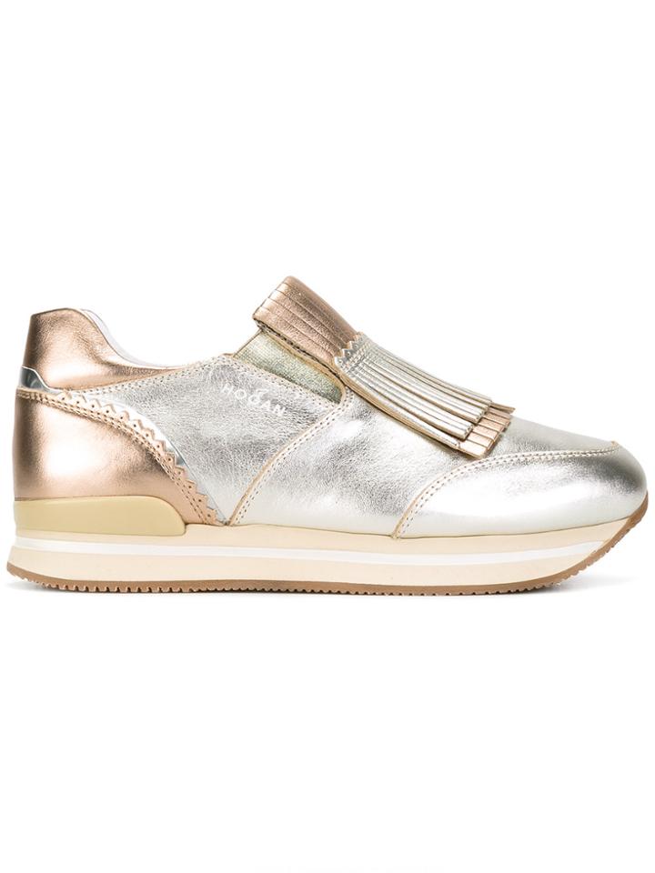 Hogan Fringed Sneakers - Metallic