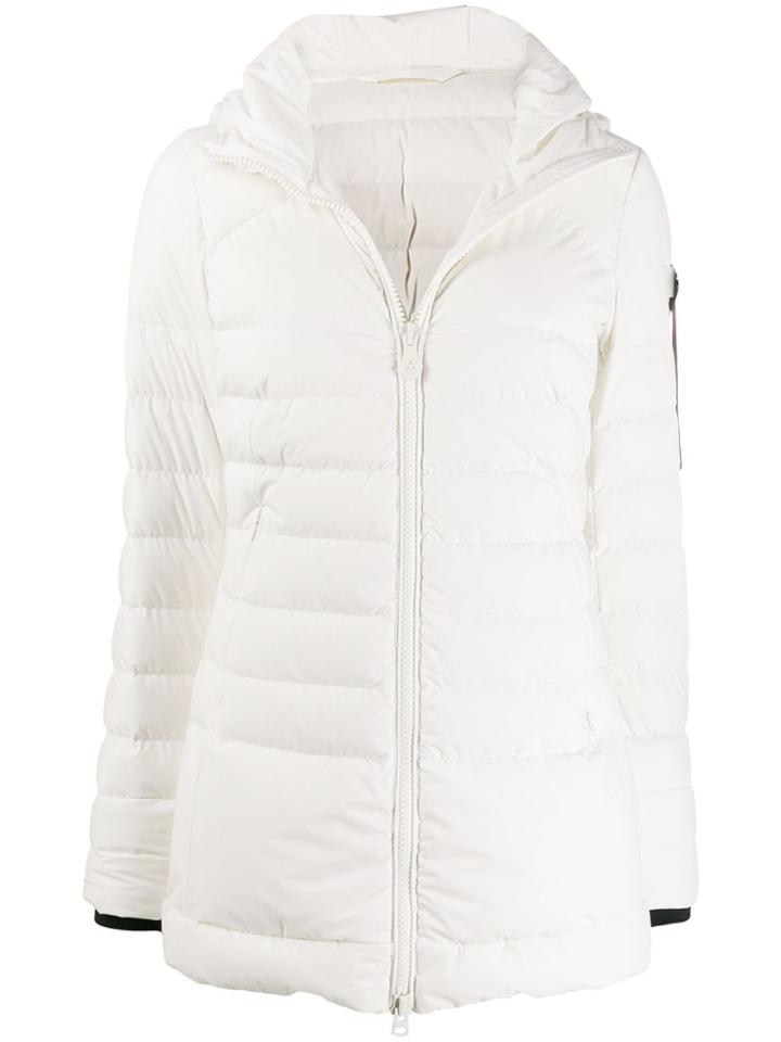 Peuterey Padded Zip-front Coat - White