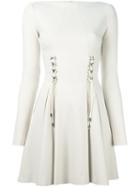 Plein Sud Laced Detail Mini Dress