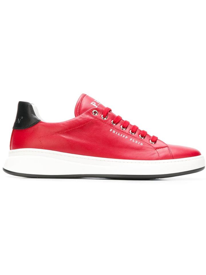Philipp Plein Low Top Sneakers - Red