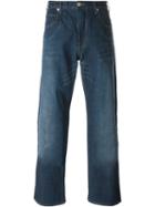 Armani Jeans Straight Leg Jeans, Men's, Size: 31, Blue, Cotton/spandex/elastane