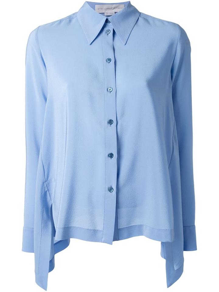 Stella Mccartney 'snow Drop Jones' Shirt, Women's, Size: 42, Blue, Silk