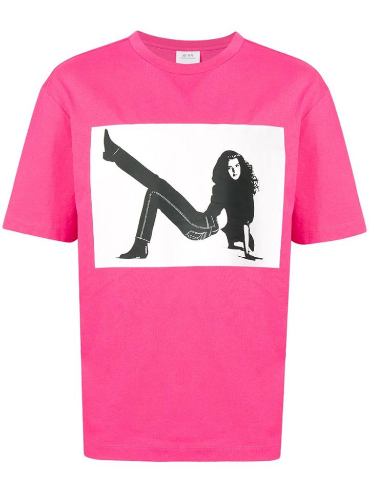 Calvin Klein Jeans Est. 1978 Icon Print T-shirt - Pink