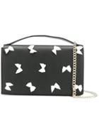 Boutique Moschino - Bow Cross Body Bag - Women - Calf Leather/metal - One Size, Black, Calf Leather/metal