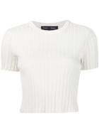 Proenza Schouler Cropped Sweater - White