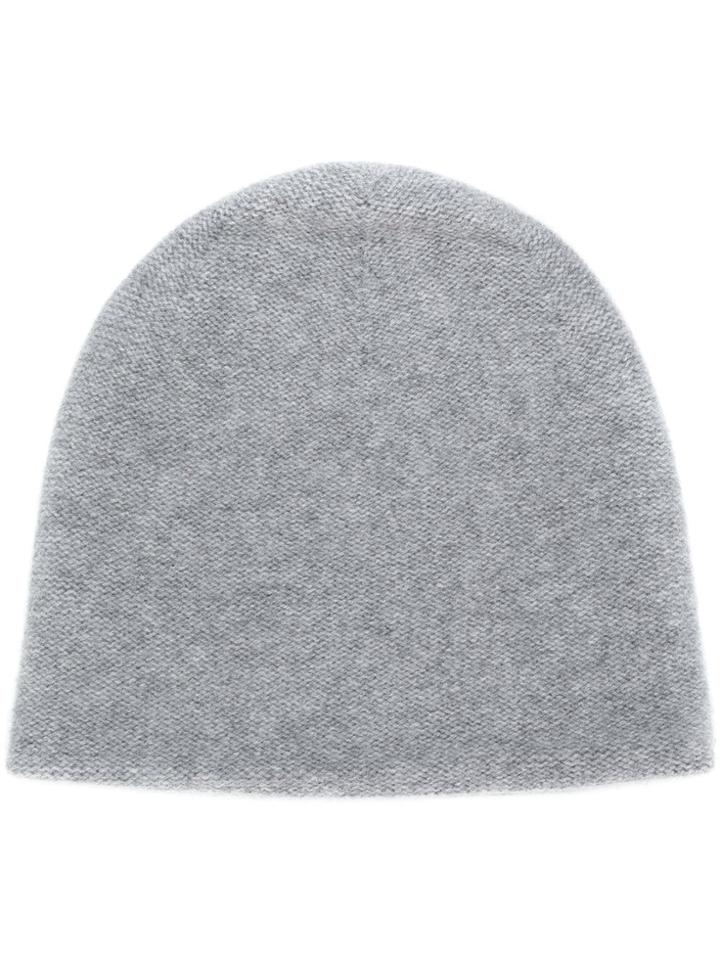 N.peal Knitted Beanie Hat - Grey