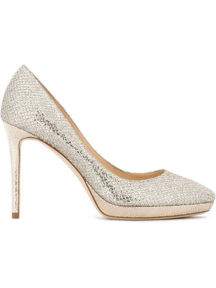 Jimmy Choo Hope 100 Pumps - Metallic